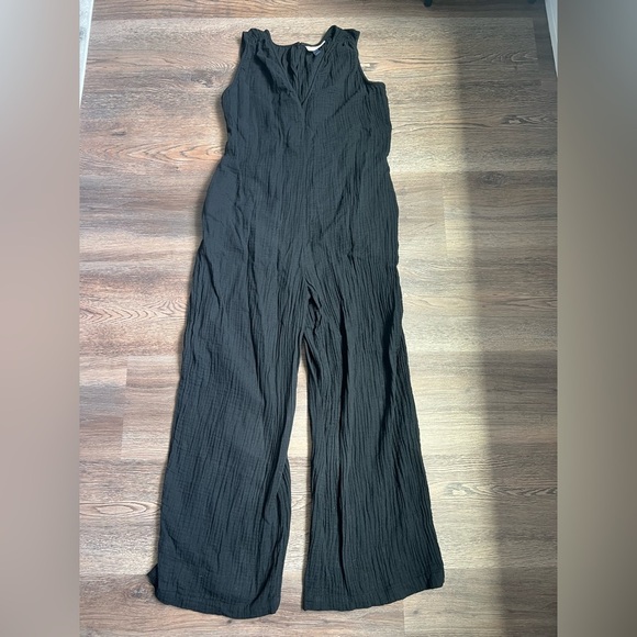 Universal Thread Pants - Universal Thread Black Linen Jumpsuit